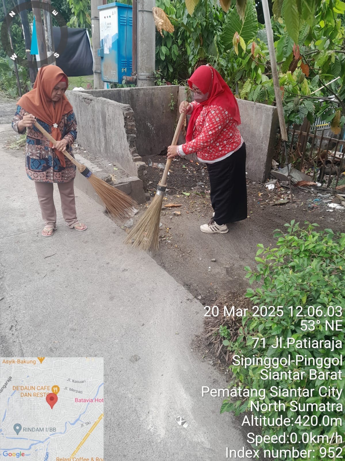 Monitoring TPSS Kelurahan Sipinggol-Pinggol